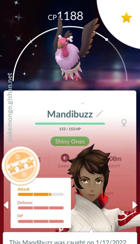 shiny mandibuzz|Mandibuzz (Pokémon GO) .